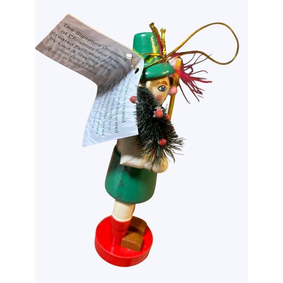 German Clothed Nutcracker Ornament Figurine By Signature Gifts Of Christmas - Picture 6 of 15